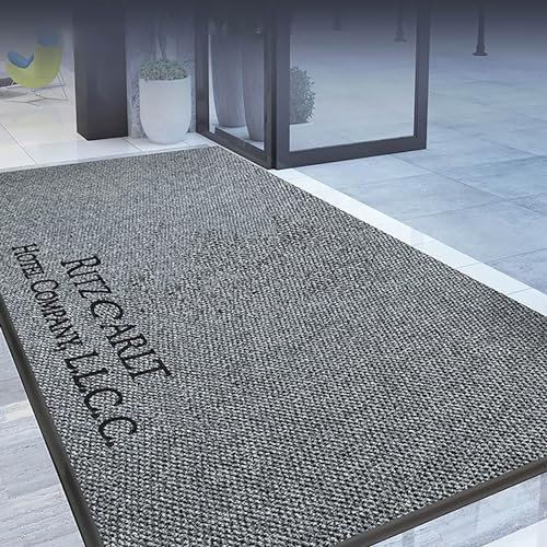 HARVEST HOUSE Personalisiert Kommerzielle Fußmatte Fussmatte mit Personalisiert Logo/Wunschtext/Wunschname/VIP Lounge rutschfest Innenmatte Außenbereich