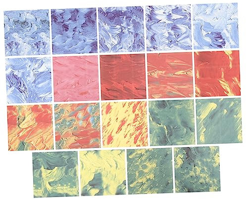 TOPPERFUN 19stücke Transferpapier Diy-transferblätter Tragbares Transferpapier Professionelle Sublimation Blätter Infusible Sheet Blätter Für Wohnaccessoire
