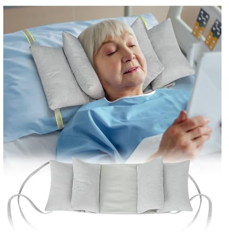 NEPPT Coussin stabilisateur de coin de sommeil pour garder la tête droite pendant la chirurgie, position verticale en cale médicale au lit, handicapés, personnes âgées, face vers le haut, correcteur