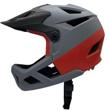 Kavolet Cykelhjälm dam, cykelhjälm herr, integralhjälm för mountainbikes, vägcykelhjälm, lätt, justerbart visir och glasögonanslutning, 55–59 cm, slagtålig cykelhjälm