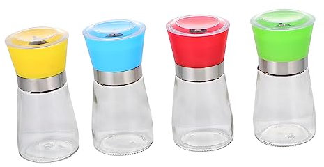 Ciieeo Manuelle Pfefferglasflasche 4 Farben Leicht Zu Reinigen Frische Aufbewahrung