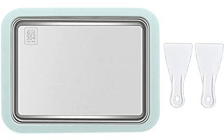 Máquina de helados enrollada instantánea Soft Serve Yogur Heladera Con 2 Espátulas De Hielo Diversión Familiar Bricolaje En Casa