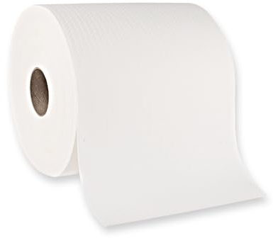 1 Stück Hygoclean Wischtücher Premium | Airlaid, Rolle, weiß, B: 27cm, L: 38cm, Laufmeter: 68m, Abrisse: 250, Wischtücher, Reinigungstücher, Tücher Rolle