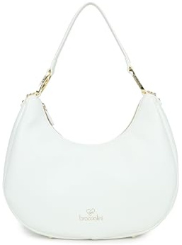 Braccialini Borsa a Spalla Donna Amy Forma Mezzaluna con Pochette