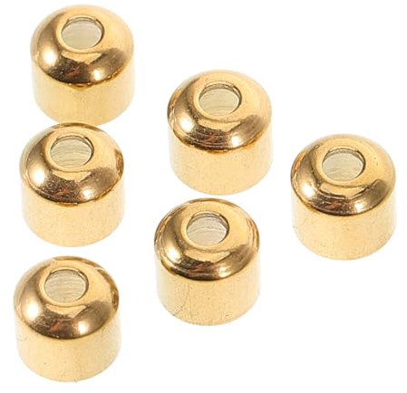 PHENOFICE 10stücke Seilendkappe Metall Kordelstopper Seilendverschluss Seilendstopper Stopper Kordel Seilenden Kordelendkappe Geländerkordelendkappe Kordelverschluss Seil Ende Cord End Kappe
