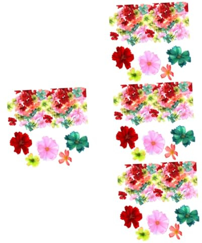 VICASKY 200 Pezzi Teste Fiori Artificiali Prugna Colorati per Decorazioni da Te Bouquet Matrimonio Compleanno Natale