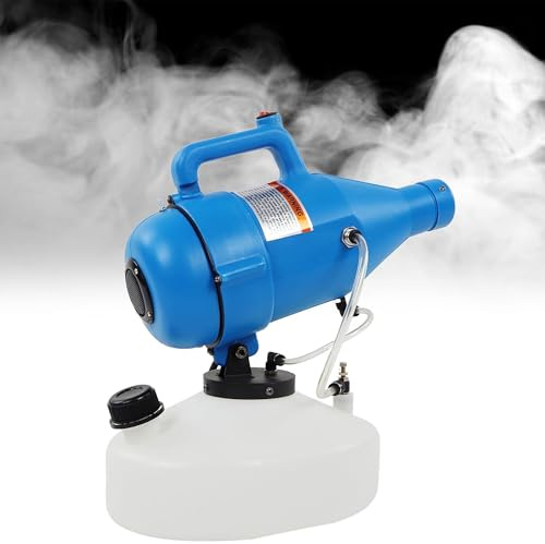 Macchina Spruzzatore Portatile Electric ULV Electric ULV, Macchina per Fogger a Spruzzo Elettrico Portatile da 1200 W, Macchina per Nebbia Fredda a Nebbia di 39 Cm per Protezione da Piante, Pulizia