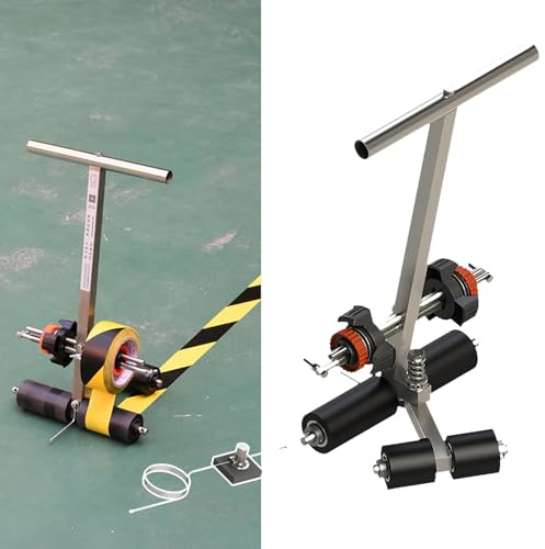 Kit De Marquage Pour Terrain De Basketball : Machine À Tracer Les Lignes, Applicateur De Ruban Adhésif De Peinture Pour Marquage Au Sol (Carrelage, Béton, Asphalte, Etc.). Tracez Les Lignes Et Les Ce