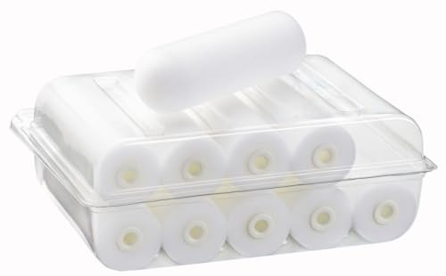 Colorus Lackierwalzen Set 50x Schaumstoff Farbroller - Lackierrollen 11 cm stirnseitig rund – Lackrollen für wasserbasierte & lösemittelhaltige Lacke, Kreidefarben – Türen, Möbel & Glatte Flächen | Lackrollen für wasserbasierte und lösemittelhaltige Lacke sowie Kreidefarben – für Türen, Möbel und glatte Flächen