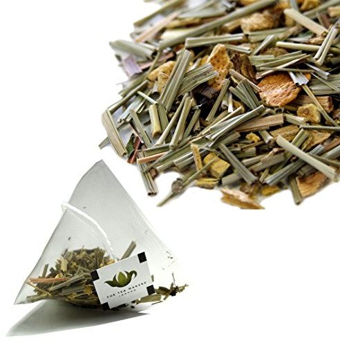 The Tea Makers of London Invigorating Lemongrass and Ginger Loose Leaf Tea 100 Tea Bags