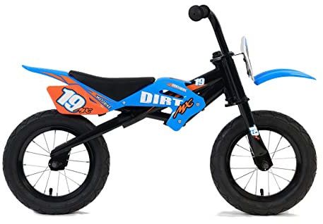 Driftwerk Laufrad DirtMX Motocross Balance Bike mit 12 Lufträdern für Kinder ab 3 Jahre