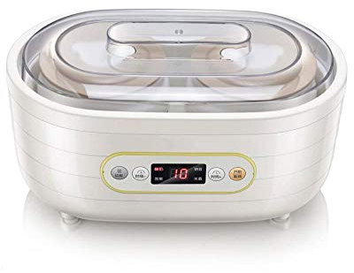 HMTE Yogurt Maker Yogurt Maker Yogurt Machine Inicio con Tono de Llamada Recordatorio Automático Arroz Vino Frijol Taza de cerámica Fermentación Heladera