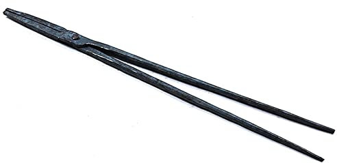 Tenazas de herrero,Tenaza de forja Ponga de herrero Bladesmith Cuchillo Tonga de hierro puntiagudo for cuchillo de yunque que fabrica pinzas de herrero de 370 mm for ingeniero herrero Forja