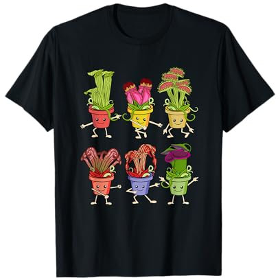 Carnivourus Plants Lover Kids Sarracenia Venus Fly Trap T-Shirt