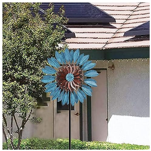 Windrad Metall Garten, 213cm Groß Windrad Metall Garten, XXL Windspiele Aus Edelstahl, FüR Terrasse Und Garten