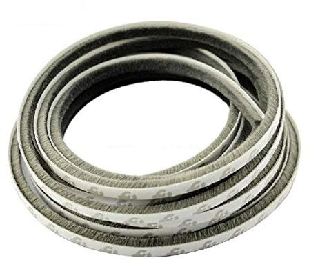 Bande D'étanchéité De Porte - Bande D'étanchéité Auto-adhésive Portes Et Fenêtres Bande D'étanchéité À Brosse Coupe-Vent for Joint De Bande D'isolation Acoustique De Fenêtre De Porte À La Maison (Coul