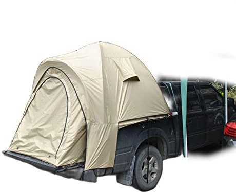 SUYUDD Pickup Truck Tent, Portable Truck Bed Tent 3-4 Person Sleeping Capacity, Includes Rainfly and Carry Bag, Portable Easy Setup Tent for Camping, Hiking,Fishing