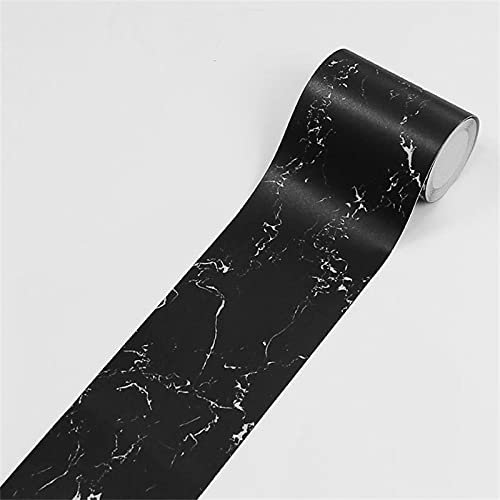 Tapetenbordüre-Aufkleber, Tapetenbordüre, selbstklebend, Taillenwandaufkleber, Küche, Badezimmer, Eckleiste, selbstklebender Marmoraufkleber (Farbe: 003, Größe: 5 m x 10 cm) (Farbe: 2, Größe: 5 m x 10