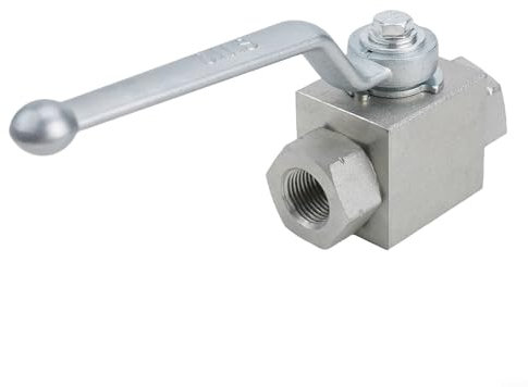 Hydraulischer Kugelhahn aus Karbonstahl für effiziente Flüssigkeitskontrolle, 2-Wege, 500 bar (NPT 7,6-20,3 cm)