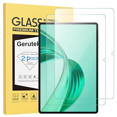 Gerutek 2 Pezzi Pellicola Protettiva per Honor Pad X8a 11 Pollici 2024, Pellicola in Vetro Temperato per Honor Pad X8a [0,33 Ultra Trasparente] [Antigraffio] [Senza Bolle] [9H]