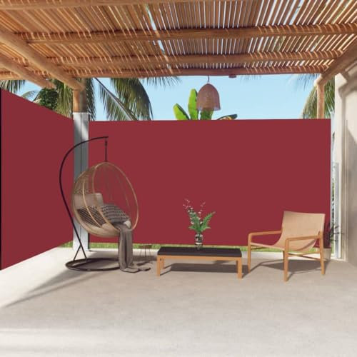 Tenda da Sole Laterale Retrattile Rossa 200x600 cm (16,25KG)
