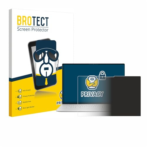 brotect Protection Anti-Espion pour Dell XPS 13 9350 2024 | Anti-Spy Protection d'écran Made in Germany Privacy Film Écran de Confidentialité Clair
