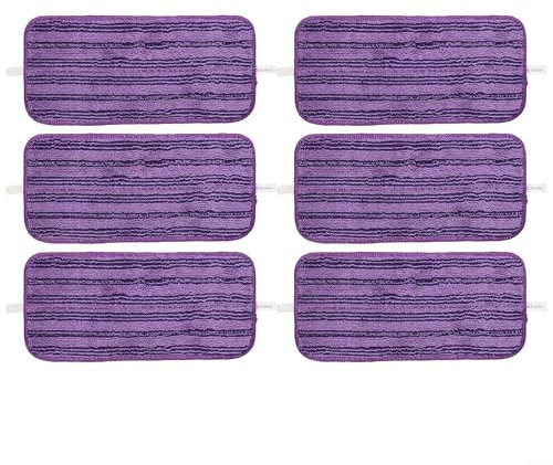 Confezione da 46 panni in microfibra riutilizzabili per una pulizia efficiente di vari pavimenti (confezione da 6)