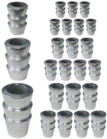 ISTOVO 21 Cuñas de Seguridad Metálicas para de Hacha Redondo Extendido, Cuñas de Acero para de Martillo.