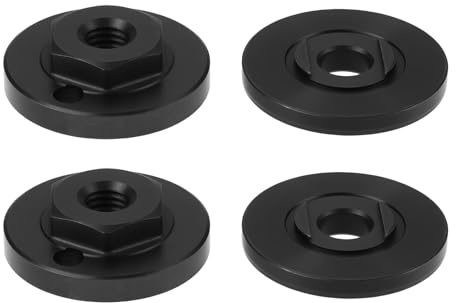 The Lord of the Tools 2 Pairs M10 Circular Saw Blade Flange Nut 20mm Plate Set 14mm Groove for Angle Grinder