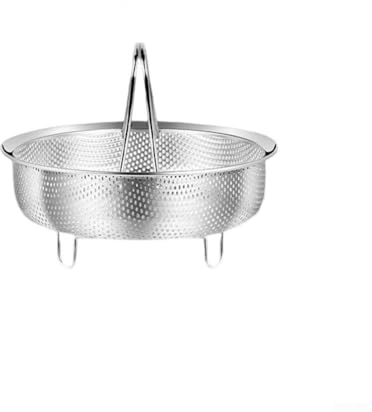 Pour insert vapeur en acier inoxydable 304 compatible avec la plupart des paniers à vapeur et autocuiseurs conçus pour une cuisson saine et uniforme (M)