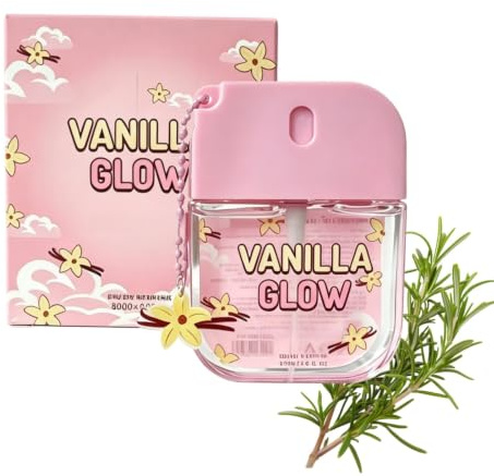Vanilla Perfume for Women, 30ml Travel Size Body Spray & Hair Mist Gift Set, Long Lasting Sweet Floral Fruity Scent, Vanilla Scented Body Care Body Spray for Teen Girls, Pamper Gifts