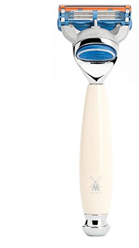 MÜHLE - Nassrasierer - VIVO Serie - Gillette® Fusion? - Edelharz elfenbein