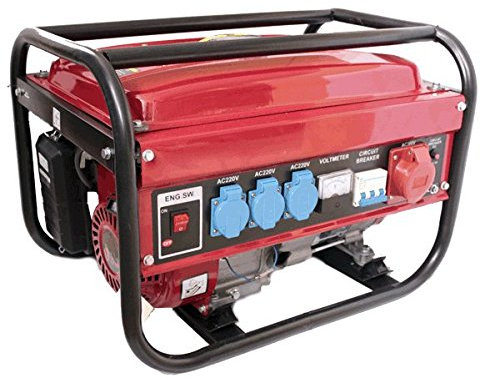 Generador electrico gasolina 230/380V 5500w trifasico monofasico x3 deposito 15L