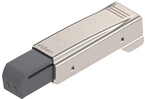 Blum 973A0500.01x1 973A Blumotion Straight Arm Full Overlay Hinge for Doors, Nickel Finish