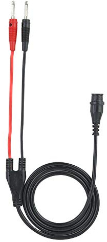 Akozon BNC Male Plug Cable Male Plug to Banana Plug Coaxial Cable Oscilloscope Test Lead 120cm P1203 with Silicone Protective Circles