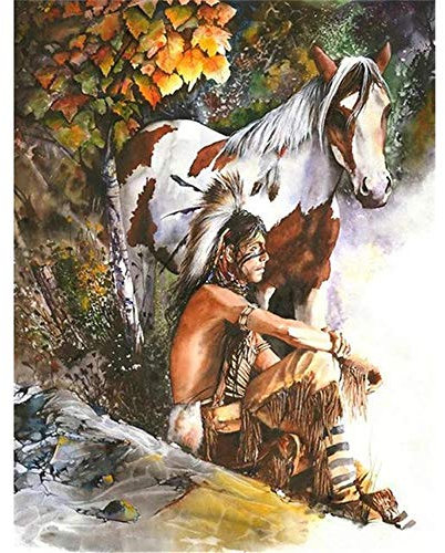 Yingxin34 Puzzles 3000 Teile, Ballon Landschaft Rahmenpuzzle, Puzzle Spiel Geschenk, DIY Puzzle Würfel Indianer und Pferde Impossible Puzzle, Geschenk Geschicklichkeitsspiel für die Ganze Familie