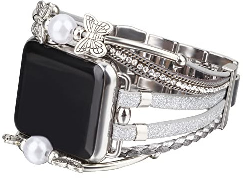 EverSnows Wickelarmbänder, kompatibel mit Apple Watch, 38 mm, 40 mm, 41 mm, Ersatz für Apple Watch SE SE2 8 7 6 5 4 3 2 1, Damen und Herren
