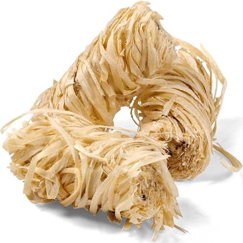 Ambideluxe Holzwolle Anzünder Kaminanzünder Ofenanzünder Grillanzünder Feueranzünder - Naturprodukt aus Wachs und Naturholz - Lange Brenndauer (1kg)