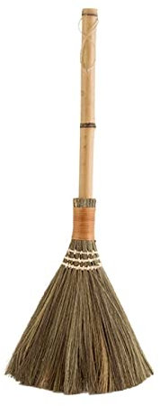 SUSOSU Besen Broom Wood Floor Soft fur Broom Sweeping Broom Household Floor Hair Cleaning Miscanthus Broom dusting Brush Cleaning Tool