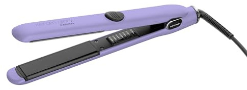 GAMMAPIU' Keratin Glory Plancha para el Pelo Profesional, Plancha de pelo para Tratamientos de Queratina, Cabello Luminoso, 6 Ajustes de Calor, Apagado Automático (Lila)