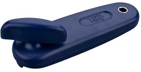 TASTY Premium Dosenöffner aus Edelstahl und ABS Kunststoff – Müheloses Öffnen von Konservendosen jeder Art, einfache Handhabung, leichte Reinigung, mit praktischem Klappgriff zur Fixierung