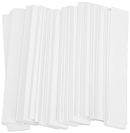100 Strisce Reattive per Profumi, Strisce Reattive Bianche Usa e Getta in Carta Profumata per Fragranze, Oli Essenziali, Test di Aromaterapia, Strisce Reattive Professionali in