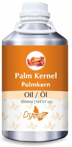 Crysalis Aceite de semilla de palma (Elaeis Guineensis) – 5000 ml/169 Fl oz