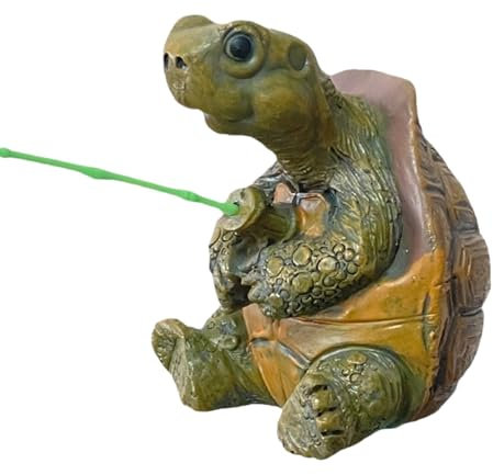Garden Turtle Figurine, Resin Model Fishing Pond Decoration, Multi-purpose Turtle Figurine for Garden, Yard, Balcony, Terrace
