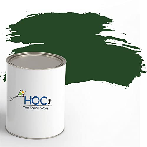 HQC Weather Shield Racing Green Smooth Masonry Paint | 1L in 30+ Colours | Storm Proof, Scrub Resistance | Weatherproof Technology Designed with Acrylic Resin for Ultimate Protection