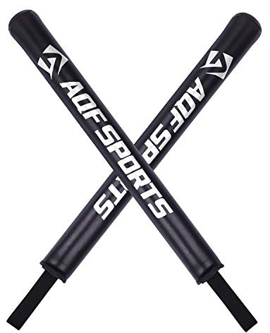 AQF Zielstock, Escrima Stöcke Paar, Selbstverteidigung Boxing Pads Target Stick, Schlagpolster Kampfsport Kampfstock Für MMA Training, Boxtraining & Boxsack Schlagstöcke