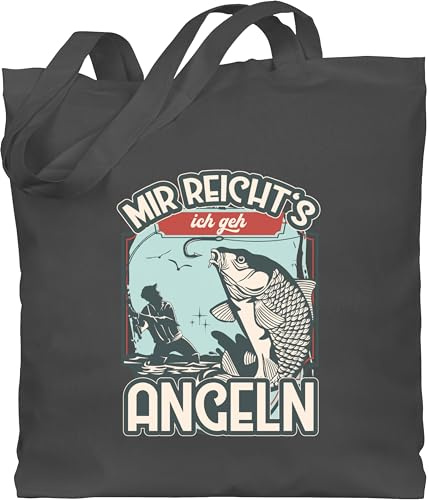 Shirtracer - Baumwolltasche - Angler Geschenke & Zubehör - Mir reicht's ich geh angeln