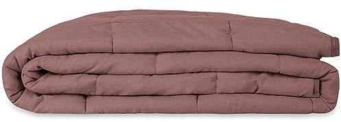 Wrap-Ninja Gewichtsdecke 135x200 5 kg Anti Stress Therapiedecke 100% Baumwolle Decke für Besseren Schlaf Weighted Blanket Schwere Decke Oeko-TEX 100% für Erwachsene