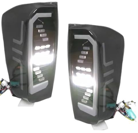LAXTO Auto Rücklicht für Nissan Np300 Navara 2019-2022,LED Bremslicht Rückfahrlicht Positionslicht Turn Rücklichter Lauflicht Zubehör