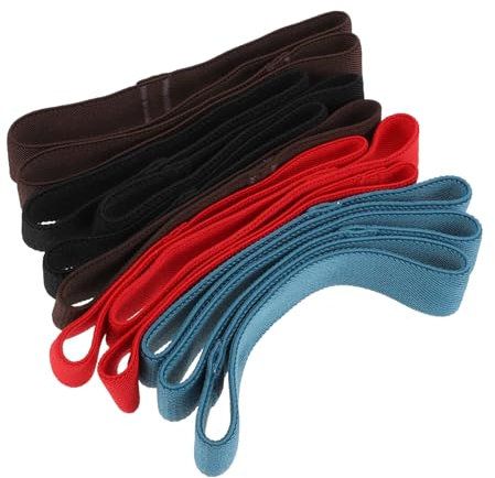 Zerodeko 12pezzi Cinghie Elastiche Regolabili Nylon Per Contenitori Bento Da Colorati Per Fissare Box Pranzo e Organizer Alta Elasticità e Praticità Per Uso Quotidiano